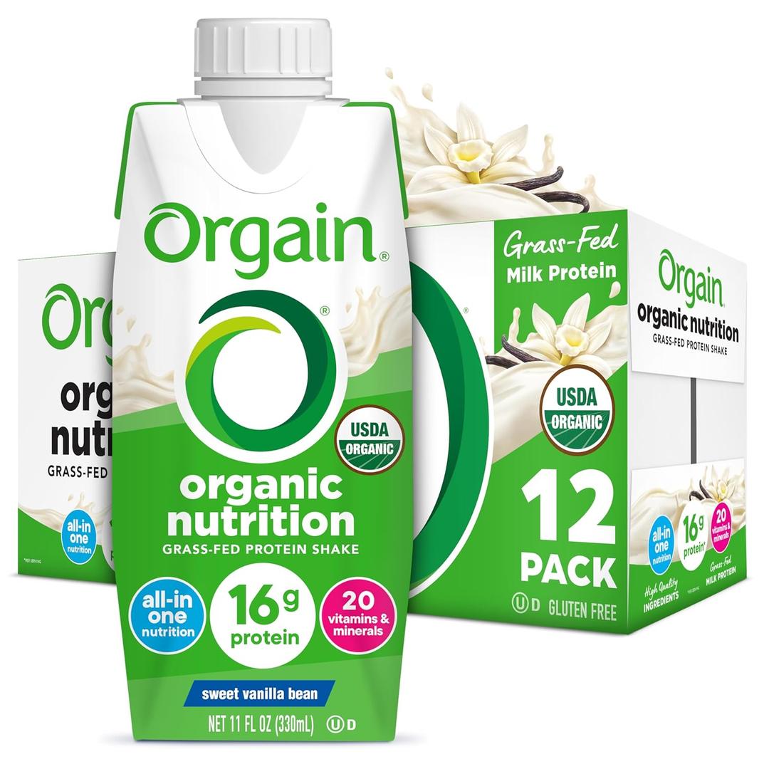 2 boxes of the protein shakes Exp 11/15/2026, 1 bag of bowls, 1 bag of plates, a bag of cough drops and vitamins Exp 05/2027