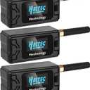 3 Pack ESP 32 Lo Ra V3 Development Board + 1100mAh Battery + Protect Case Set - with 915MHz Antenna and SX 1262 Lo Ra V3 Devices for Mesh Tastic Ar duino Lo Rawan IoT (N30 Version, Black)