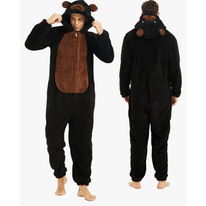 Onesie Adult Costume Animal Pajamas Halloween Cosplay Sleepwear for Women/Men XL