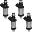 4Pcs Fuel Injector Compatible for Honda Prelude 2.0L 85-91/2.1L 90-91/2.2L 92-86/2.3L 92-96/, CRX Civic 1.6L 88-91, for Acura Integra 1.8L 9091, for Isuzu Oasis 2.2L 9697, Replace 06164-P2J-010