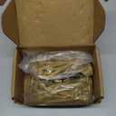 #14 x 3 Inch Outdoor Structural Wood Deck Screws (67Pcs/2lb), Carbon Steel, Tan, Flat Head, Rust Resistant Epoxy Coated, T30 Star Bit