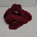 H.VERSAILTEX 3 Piece Stretch Sofa Covers for 2 Cushion Loveseat Couch Covers for Living Room Furniture Cover (Base Cover Plus 2 Seat Cushion Covers) Thicker Jacquard Fabric(Medium Sofa, Burgundy)