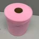 Pink Tulle Fabric Rolls 6 Inch by 200 Yards (600 feet) Fabric Spool Tulle Ribbon for DIY Pink Tutu Bow Baby Shower Birthday Party Wedding Decorations Craft Supplies