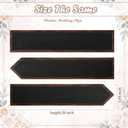 3 Pcs Blank Wooden Arrow Chalkboard Signs for Craft, Dark Brown, 20 x 4 inches
