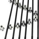 Bicycle Spokes Electric Bicycle E-Bike Tricycle Wheel 12G 2.5mm Steel 72mm-305mm with Copper Cap 28pcs Black, 123MM