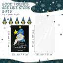 8 Sets Friend Plush Gnomes Gifts Hanging Friend Gnomes Ornaments Friends are Like Stars Themed Friends Appreciate Gifts with Greeting Card for BFF Bestie Sisterhood