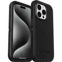 OtterBox iPhone 15 Pro (Only) Defender Series XT Case - Black, Screenless, Rugged, Snaps to MagSafe, Lanyard Attachment (Ships in Polybag, Ideal for Business Customers)