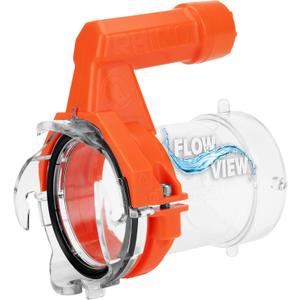 Camco Rhino RV Sewer Hose Extender PRO 5 Sewer Hose Extension Torque-Grip Handle with Built-in LED Flashlight The Easiest Way to Connect Your RV Sewer Hose (39570)