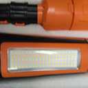 Rechargeable Camping Light with Stand 7ft Max Height, 15000mAh Portable Cordless LED Work Light, 5500 Lumen 6500/4500/3500K Dimmable Emergency Flashlight with Detachable Tripod, Orange