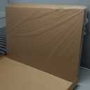 Chell 36" x 48" Large Trifold Poster Board, 4 Pack, White Corrugated Project Boards for Science Fair, School Projects, Event Displays and Business Presentations