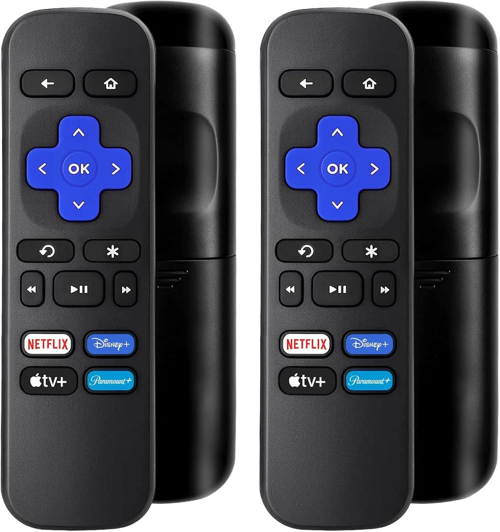 2 Pack Replacement Remote for Roku-Box-Express-Player-Premiere - NOT for Any TVs or Sticks