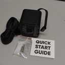 Cam V3 Smart Home Security Camera, Indoor/Outdoor Use, 1080p Plug-in, Color Night Vision, Motion Detection, Two Way Audio, Compatible with Alexa, Google Assistant, Black