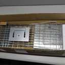 VEVOR Live Animal Cage Trap, 31" x 10" x 12" Humane Cat Trap Galvanized Iron, Folding Animal Trap with Handle for Rabbits, Stray Cats, Squirrels, Raccoons, Groundhogs and Opossums