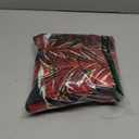 AVOIN colorlife Buffalo Plaid Christmas Tree Skirt 48 Inch, Winter Holiday Tree Mat Decoration, Red