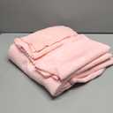 MOONQUEEN Ultra Soft Towel Set - Quick Drying - 2 Bath Towels 2 Hand Towels 2 Washcloths - Microfiber Coral Velvet Highly Absorbent Towel for Fitness, Bathroom, Sports, Yoga, Travel (Pink, 6 Pcs)