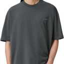 Allsaints Men's Xander Ss Crew (Gray, L)