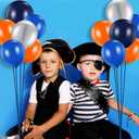 HyDren 133 Pcs Blue and Orange Balloon Arch Kit Space Themed Party Decorations Blue and Orange Birthday Party Supplies