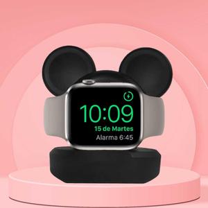 Cute Mouse Charger Stand for Apple Watch, Silicone Desk Stand Holder for iWatch, Charging Station Dock Holder Compatible with All Apple Watch Series Ultra/SE/8/7/6/5/4/3/2/1 (Not Include Charger)