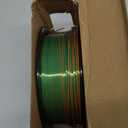 FLASHFORGE Silk Tri-Color PLA Filament 1.75mm, Coextrusion Orange Green Blue Triple Color Rainbow 3D Printer Filament, Enchanting Silk Finish with 360 Multicolor Shifting Color Effect