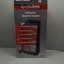 Pelonis Quartz Radiant Heater, Black