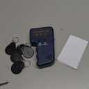 Handheld ID Copier 125khz RFID Reader Writer Duplicator Handheld RFID Copier Used for T5577 or EM4305 6 pcs T5577 keyfob + Cards (ZGAGFZ) (Blue)
