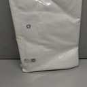 Barossa Design Waterproof Fabric Shower Curtain or Liner Microfiber - Soft Cloth & Hotel Quality, Machine Washable White Shower Curtain Liner for Bath Tub, 72x72 Inches