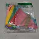 HESTYA 42 Pieces Colorful Pennant Banner Flag Multicolor Bunting Triangle Banner Pennants for Birthdays Classroom School Carnival Garland Outdoor Events Party Hanging Decorations