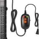 HiTauing Aquarium Heater, 50W/100W/200W/300W/500W Submersible Fish Tank Heater with Over-Temperature Protection and Automatic Power-Off When Leaving Water for Saltwater and Freshwater