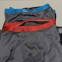 Hanes boys Hanes Boys' and Toddler Underwear, Comfort Flex Wb Boxer Briefs, 10-pack (Grey/Blue/Black/Red - 10 Pack)