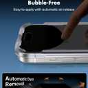 UNBREAKcable 2PCS Screen Protector for iPhone 16 Plus - 1 Privacy Tempered Glass+ 1 Clear Glass Double Shatterproof [Installation Frame] [9H Hardness] [Case Friendly] Anti-Scratch iPhone 6.7 inch