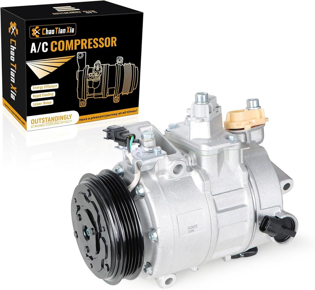 AC Compressor with Clutch Compatible with 2012-2015 Ford Explorer,2016-2019 Explorer,2014-2018 Special Service Police Sedan,2013-2017 Taurus;2013-2016 Lincoln MKT 2.0L 2.3L