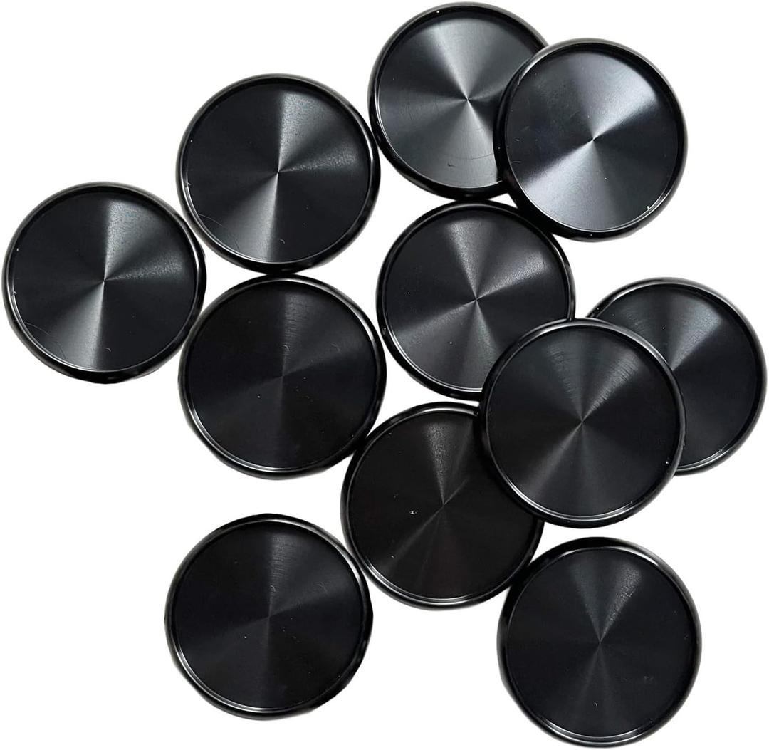 Premium Aluminum Discbound Planner Discs  11 Pack  Smooth Page Turning  Compatible with Happy Planner, TUL, ARC  FeroniArt (Black, 1)