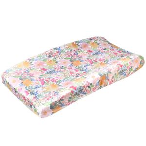 Copper Pearl Premium Knit Changing Pad Cover Soft, Stylish, and Universal Fit for All Standard Diaper Changing Pads, Trendy Design Changing Pad Covers, Lark
