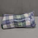 DII Buffalo Check Collection, Classic Farmhouse Tablecloth, 60 x 104, Stonewash Blue