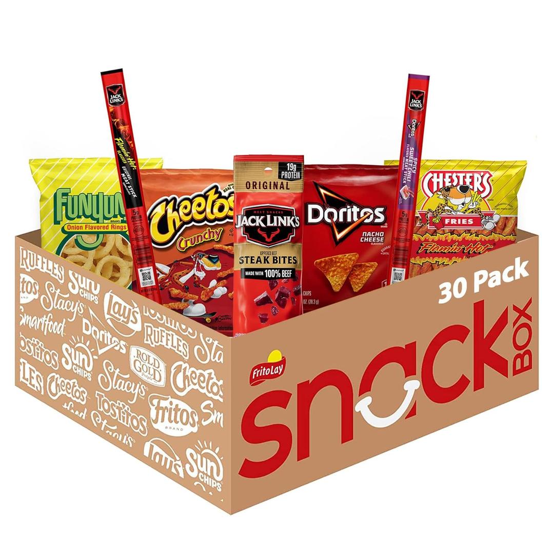 Frito-Lay Chips and Jack Link's Meats Snack Mix Variety Pack, (Pack of 30) (EXP 02/24/26)