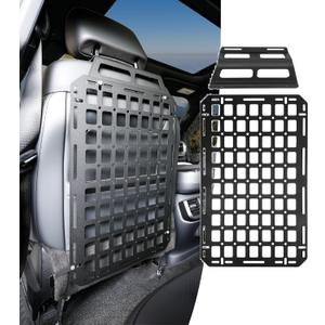 Tactical Seat Back Molle Panel Compatible with 2015-2025 Ford F150 / Raptor, 2017-2025 Super Duty Accessories Rigid Molle Seat Back Organizer Storage System Fit for 2015-2025 F-150 Accessories