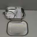 Bambaw Stainless Steel Lunch Box for Adults 47 oz, Metal Bento Box with Adjustable Compartment, Metal Lunch Container, Leakproof Stainless Steel Sandwich Container