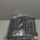 FILWH Laundry Hamper with Lid (16.9 * 13 * 26.5inches) Large Bamboo Laundry Bin Basket 85L Clothes Hamper with 1 Removable Bag Storage baskets for Bathroom(Black)