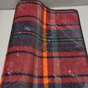 Area Runner Rug 2x6 Ft Black Green Red and White Tartan Plaid Seamless Flannel Shirt Tartan Non Skid Floor Mat for Living Room Kids Room Bedroom Kitchen Floor Hallways Carpet Throw Rugs