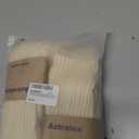 ASTRALUX cotton Socks Unisex 4 Pairs Men's socks & Women's socks (Large, White)