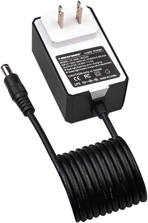 14.6V 2A Battery Charger for 12V 12.8V 14.6V with DC 5.5 x 2.1 mm Connector 14.6 Volt 2A LiFePO4 Battery Charger for 12V LiFePO4 Battery