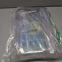 Rice Airtight Dry Food Storage Containers 10Lbs, BPA Free Plastic Storage Bin Dispenser with Pourable Spout, Portable Handle, Kitchen Pantry Organization for Cereal, Flour and Beans Dark Grey