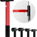 Door Hinge Adjustment Tool - 4 in 1 Heavy Duty and Painted Steel Hinge Gap Adjusting Wrench with Rubber Grip, Professional Hinge Bender Tool for Residential and Commercial