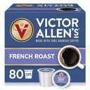 Victor Allen's Coffee French Roast, Dark Roast, 80 Count, Single Serve Coffee Pods for Keurig K-Cup Brewers (EXP 06/11/28)
