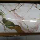 Haimin Wall Panels Peel and Stick 10 Pieces 23.6x11.8in (19.4 Sq. Ft. Coverage) Lightweight Backsplash Marble Look Tile (not Real Marble) Ideal for Kitchen Bathrooms Living Rooms Bedrooms