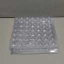 HITSLAM Shower Mat Anti Slip, Square Bath Mat for Tub Non Slip with Suction Cups and Drain Holes, 21x21 Inch Bathroom Shower Stall Floor Mat, Machine Washable, Soft on Feet, Clear