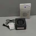 Gaiatop Mini Space Heater, Lightweight PTC Ceramic Fast Heating 500W Energy Efficient for Indoor Use, Overheating & 45 Tip-Over Protection, Portable Desk Electric Heaters for Office Home Black