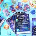 2 x Pasimy Reading Posters Reading Strategies Posters Bulletin Board Decoration Educational Read Poster for Elementary Middle School Library Classroom Decorations(Space)