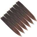 6 Packs/Lot (14/18/24/30) inch 1cm 20 Strands/Pack Thin 3X Box Braid Crochet Hair Extensionin Diameter 3X Synthetic Braid Hair Extensions Crochet Braids Hair Color (30Inch T1B/30)