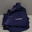 Men's Suits 3 Piece Slim Fit Dress Tuxedo for Men Two Button Solid Jacket Vest Pants Set (XX-Large, Navy Blue)